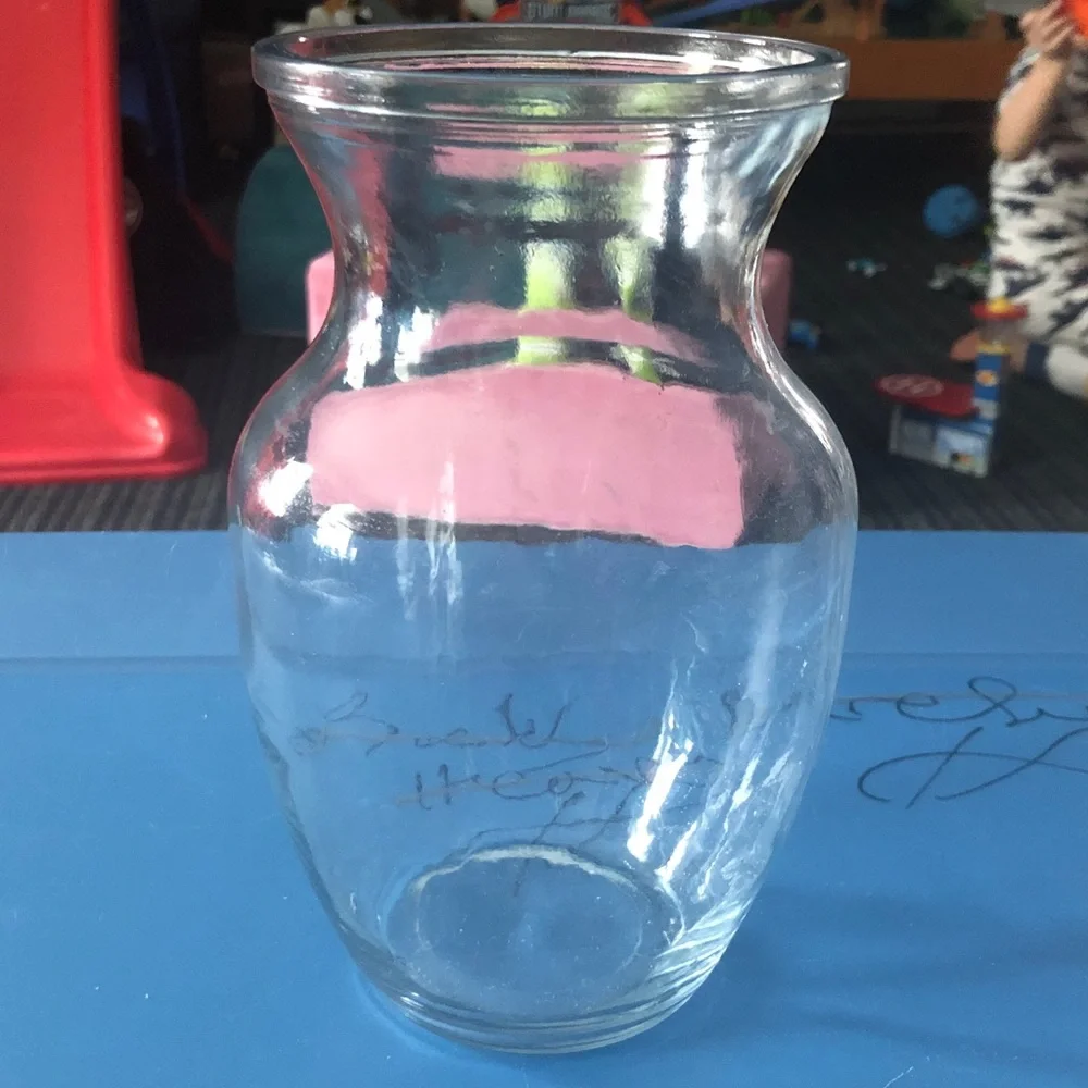 Clear Glass Vase